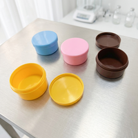 Prix bas Rond 15ml 20ml 25ml 30ml HDPE De Luxe Étanche Sérigraphie Recyclable Vide En Plastique Pommade Boîtes pour La Médecine