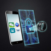 Produit NFC 13.56mhz Ntag213 NFC Tag Smart Ring avec Nfc Multifonction Programmable RFID Smart Ring Céramique RFID RING