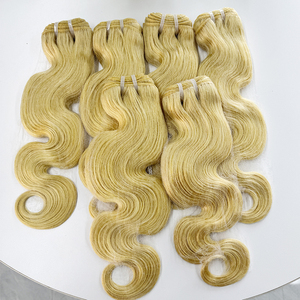 Extensiones de Cabello Humano Rubio 613 con Ondas Suaves, Paquetes de Cabello Remy con Cutícula Completa para Venta al por Menor y Distribución en Salones de Belleza - Product Image 2
