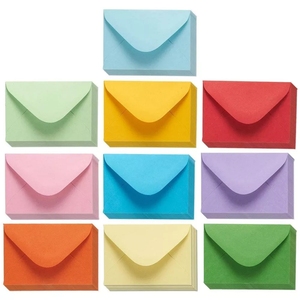 Enveloppes d'affaires de vœux durables Enveloppes colorées gommées en format lettre pour invitations - Product Image 6