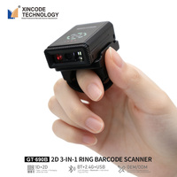 Escáner de Código de Barras Inalámbrico Xincode 2D 2.4G Mini Qr, Lector de Códigos de Barras Portátil de Dedo, Anillo de Escaneo de Bolsillo Magnético X-690B