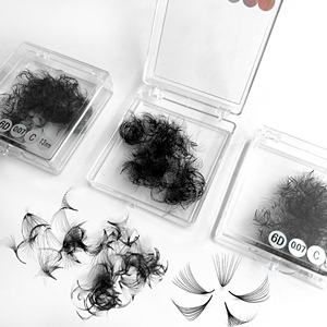 Meecillashes Vente flash Marque privée Cils synthétiques faits à la main 3D 4D 5D 6D 8D 10D Pré-faits en éventail Cils volumineux Mega Volume Extensions de cils - Product Image 6