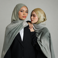 JINGTAI 2026 Écharpe longue musulmane de qualité supérieure en modal double face imprimé numériquement, douce pour la peau et respirante, Hijab