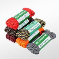 Cordon en paracorde polyester 7 brins de 4 mm, longue durée de vie, multifonctionnel, pour la fabrication de bijoux DIY et les kits de survie en plein air