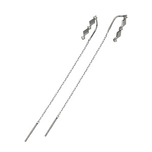 Orecchini Pendenti Lunghi Ispirati alla Francia per Donne, Eleganti a Forma di Diamante, Gioielli alla Moda che Valorizzano il Viso - Product Image 1