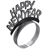 Tiara, 12 Piezas, Diademas de Lujo para Fiestas de Año Nuevo, Doradas, Plateadas y Negras