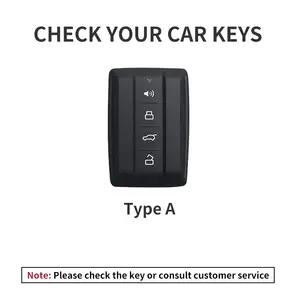 Funda de cuero para llave de coche con control remoto, compatible con Great Wall GWM WEY Tank 300 500 22-23, accesorios de piel sintética para llaveros de coche - Product Image 2