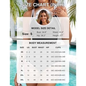Traje de baño de una pieza para mujer, control de abdomen, cuello cuadrado, ribete en contraste, estilo deportivo, modesto, Spandex Nylon - Product Image 6