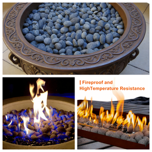 <span class=keywords><strong>Pierres</strong></span> <span class=keywords><strong>de</strong></span> lave pour barbecue en forme d'œuf, ovales et rondes, pour une <span class=keywords><strong>distribution</strong></span> <span class=keywords><strong>de</strong></span> chaleur optimale, en roche volcanique, pour grillades, foyer et sauna. - Product Image 2