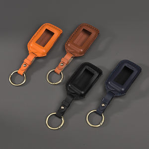 Penutup kunci mobil, penjualan terbaik di Rusia-persegi kulit asli untuk A92 A94 Alarm mobil, gaya perlindungan asli - Product Image 6