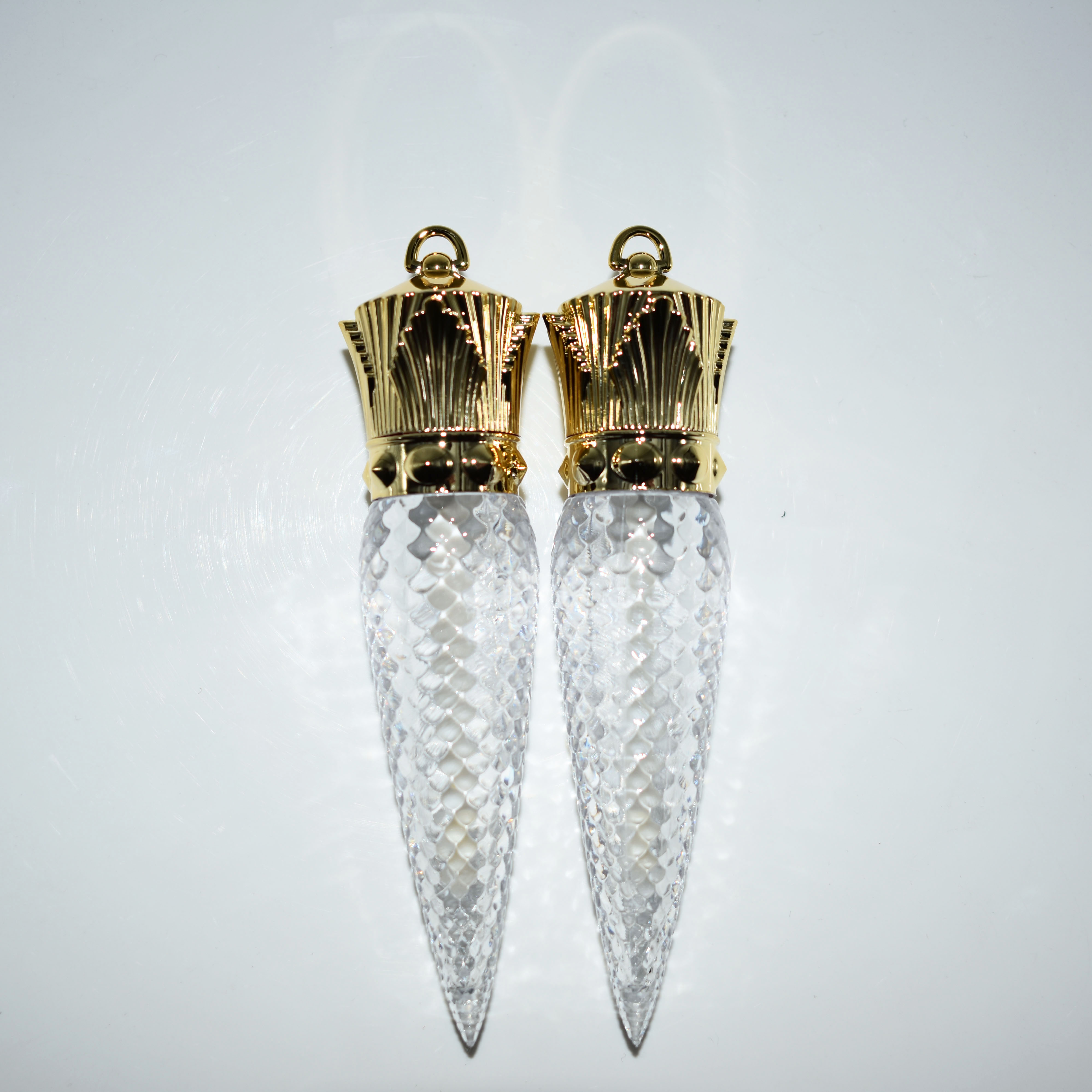 Пустая жидкая туба для блеска для губ Queen Gold Crown, 1 мл, 2 мл, 4 мл, многоразовые бутылки для инструментов для макияжа