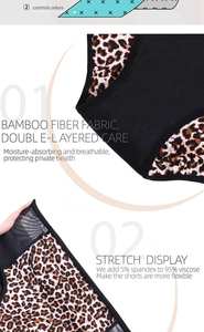 Custom 4 Layer Leakproof Wholesale <b>Periods</b> Reusable Washable Custom <b>Period</b> Panties Heavy Flow Menstrual - Product Image 5