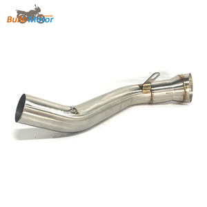 Tubo de enlace de escape para Honda <span class=keywords><strong>CBR</strong></span> 650r CB 650r <span class=keywords><strong>CBR</strong></span> <span class=keywords><strong>650f</strong></span> CB <span class=keywords><strong>650f</strong></span> tubo medio de escape apto para CBR650R CB650R CBR650F CB650F - Product Image 2