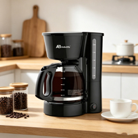 Cafetera Americana Anbolife de 900W con Apagado Automático y Función Mantener Caliente, Fabricación OEM ODM Directa de Fábrica para Hogar y Oficina