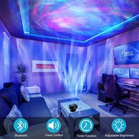 Couleur changeante nébuleuse Aurora ciel étoilé musique étoile galaxie projecteur veilleuse pour la maison fête chambre cadeaux