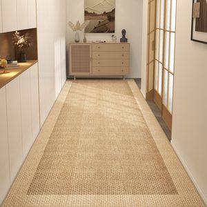 Contemporary Modern Crystal Velvet <strong>Long</strong> <strong>Runner</strong> Rug Anti-Slip Abstract Pattern Polyester <strong>for</strong> Home <strong>Hallway</strong> Use - Product Image 2