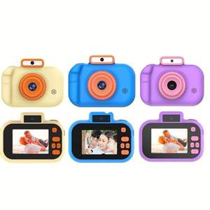 Children's Camera Video Cameras Kids Gift Rechargeable Kids Mini Digital Camera Toys Cute Digital Toys H7 2.4" Screen One Click - Product Image 3