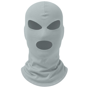 KnowTu Máscara Facial de Ciclismo UPF50 de Tres Orificios, de Nailon y Seda de Hielo, Protección Solar, Unisex - Product Image 1