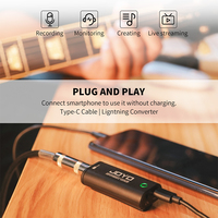 JOYO MOMIX CAB Mini Mixeur Audio Carte Son Guitare Interface USB Sortie Audio Stéréo pour Enregistrements en Direct sur Smartphone et PC