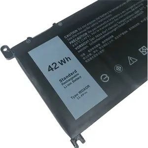 RUIHUA Pin Máy Tính Xách Tay 11.4V 42Wh WDXOR Mới Cho Dell Inspiron 13 5000 5378 5570 14 7000 7460 15 5567 Vostro 5468