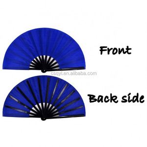 Abanico Plegable de Bambú Personalizado con Logotipo 2025, 33 cm, Colorido, Publicitario, DIY, Regalo Promocional - Product Image 2