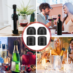 1Pcs Vacuum Red <b>Wine</b> Bottle Cap Stopper Silicone Sealed Champagne Bottle Stopper Reusable Retain Freshness <b>Wine</b> Plug Bar Tools - Product Image 5