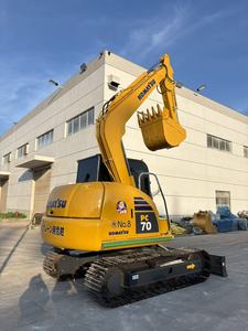Excavatrice Komatsu PC70 d'occasion à bas prix, 7 tonnes, petite pelle sur chenilles pour la construction, bon état, à vendre - Product Image 6