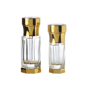 Mới được thiết kế sang trọng cao cấp Arabian dày dưới 3ml <span class=keywords><strong>6ml</strong></span> 12ml Balsam Glass Oud Nước hoa torah chai zamak cap - Product Image 4