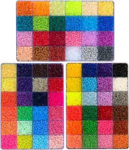 Kit de perles à fusionner 2,6 mm, 120 couleurs, en plastique PE, pour le <span class=keywords><strong>d</strong></span>éveloppement intellectuel des enfants, fabrication artisanale DIY, usine OEM ODM - Product Image 1