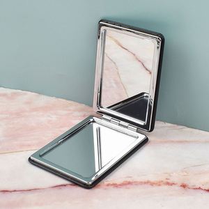 Portable Rectangular PU Leather Folding Vanity Mirror Daily Use Cosmetic <b>Makeup</b> <b>Tool</b> - Product Image 5