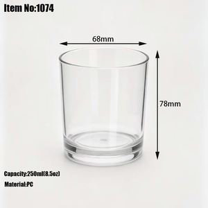 Vaso de Brandy de Plástico PC Clásico de Alta Calidad, Grueso, Reutilizable, Ecológico, Resistente a Roturas, Duradero, Capacidad 250 - Product Image 2