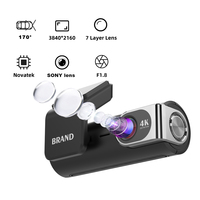 Meilleures ventes : Mini caméra de tableau de bord WiFi GPS 4K, double objectif avant et arrière, vision nocturne HD, WiFi GPS 4K