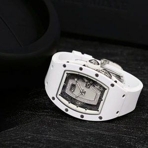 Ladies' Ceramic Automatic Mechanical <b>Watch</b> with Moissanite Dial and Luminous Hands - Product Image 3