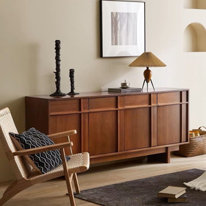 Solid Wood <b>Sideboard</b> 180x40x79 Cm Storage Cabinet Living Room Furniture - Product Image 1
