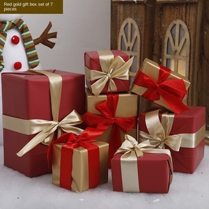 Chất lượng cao màu be Giấy Bộ quà tặng trang sức bao bì hộp với <span class=keywords><strong>Ribbon</strong></span> Bow - Product Image 3