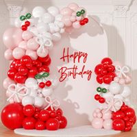 Kit d'arche de guirlande de ballons en latex pour anniversaire de filles, baby shower, révélation du sexe, décoration murale et fournitures de fête