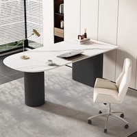 Ensemble table et chaises de salle à manger pour petit appartement, style luxe léger, durable, bureau simple pour patron, bureau d'ordinateur pour usage domestique, fabriqué en Chine