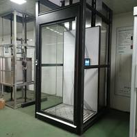 Kompakter 450kg Haus-Personenaufzug für 2-3 Etagen zur Installation im Haus mit klarer Aufzugsführung