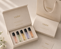 Impression de logo personnalisé Boîte d'emballage de luxe à tiroirs multiples de 10ml 50ml Bouteille de parfum vide avec boîte