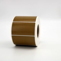 Étiquettes thermiques autocollantes personnalisées en couleur, résistantes à l'eau, en rouleau, papier d'étiquettes thermiques directes, autocollants imprimés sur mesure