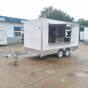 Chariot de restauration de rue pratique de bonne qualité, friteuse, camion de restauration remorque de cuisine entièrement équipée chariot de restauration rapide remorque de restauration mobile - Product Image 2