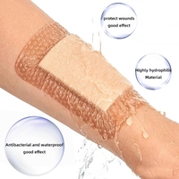 Pansement en mousse de gel de silicone auto-adhésif de 10cm x 10cm adapté aux plaies fluides fortement exsudées Pansement en mousse de silicone