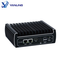 Ordenador de Escritorio Thin Client Más Vendido, Core I3 7100U I5 7200U, Ordenador Industrial Sin Ventilador con 1 Ranura M.2 y 1 Disco Duro de 2.5