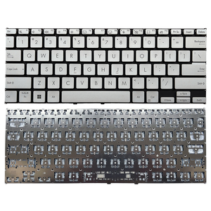 ใหม่คีย์บอร์ดแล็ปท็อปภาษาอังกฤษ US สำหรับ <span class=keywords><strong>Asus</strong></span> <span class=keywords><strong>VivoBook</strong></span> <span class=keywords><strong>Go</strong></span> <span class=keywords><strong>14</strong></span> TP1401พลิก <span class=keywords><strong>TP1400</strong></span>คีย์บอร์ด0KNB0-112UUS00สีเงินแบบใหม่ไม่มีไฟพื้นหลัง - Product Image 1