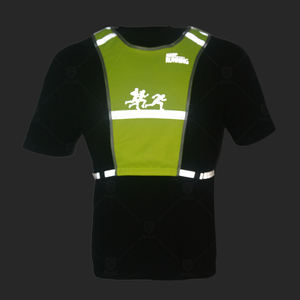 LED ricaricabile ad alta visibilità rosso luci lampeggianti Moto <span class=keywords><strong>sicurezza</strong></span> stradale giubbotto da corsa riflettente - Product Image 6