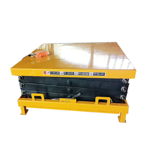 <span class=keywords><strong>Mesa</strong></span> elevadora de tijera electrohidráulica de perfil superbajo, sin foso, certificada CE, de 100 kg, con rampa fija de acero inoxidable para la marca - Product Image 6