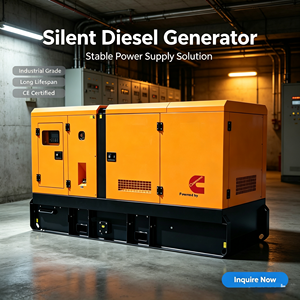 厂家直销 50KVA 康明斯发动机静音柴油发电机 40KW 备用电源发电机带隔音罩 - Product Image 1