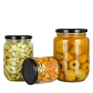 Clear Round Food Grade Storage <b>Jar</b> Glass Canned Pickle Honey <b>Jam</b> Sauce <b>Jar</b> with Seal <b>for</b> Food Storage & Preservation - Product Image 2