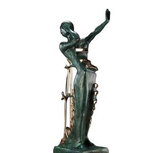 Sculpture sur mesure de l'artiste célèbre Salvador <span class=keywords><strong>Dali</strong></span>, femme nue dansant en métal, sculpture en bronze, statue - Product Image 6