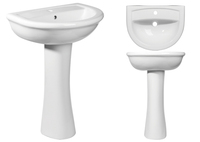 Ensemble WC Lavabo Céramique Chine Deux Pièces pour Salle de Bain